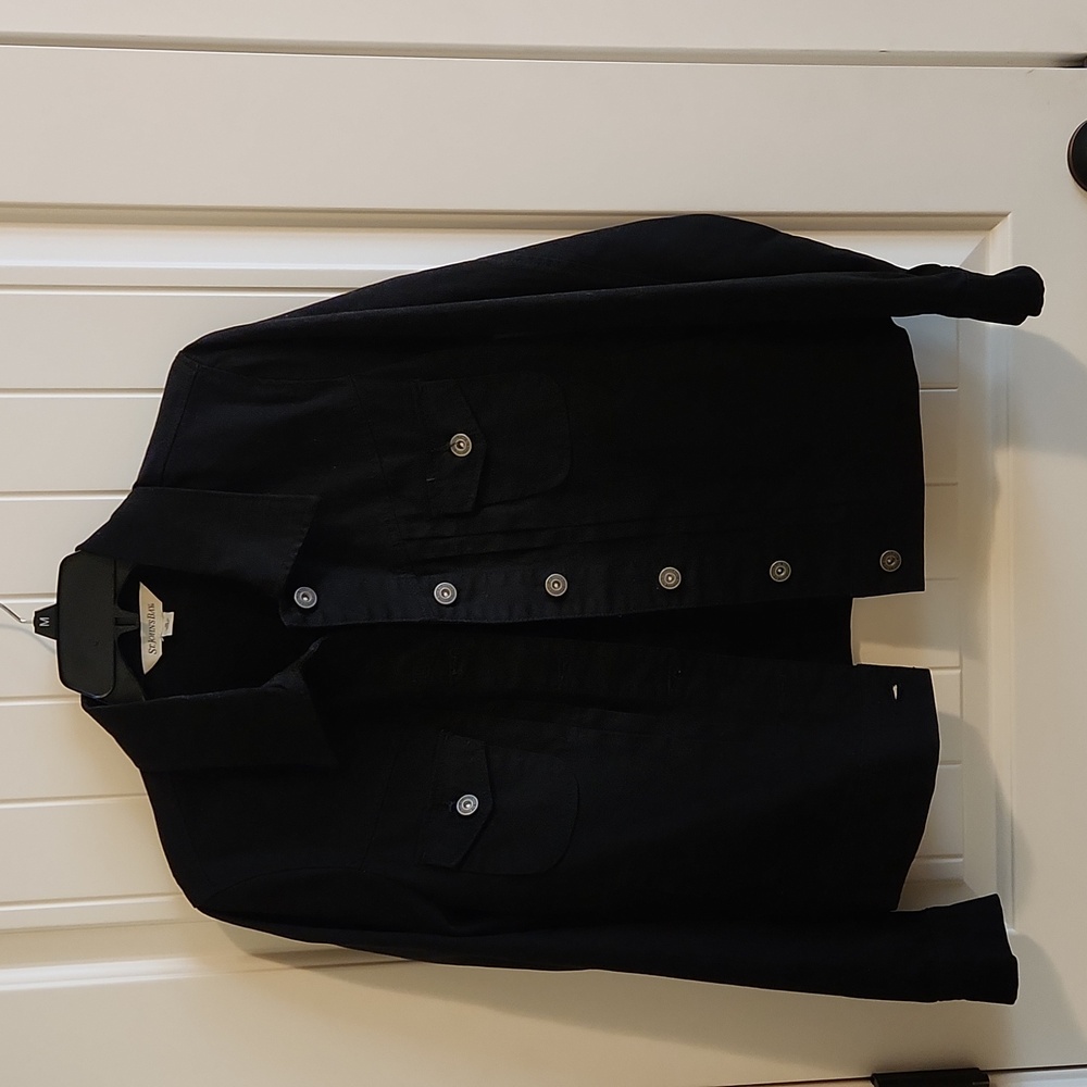 St. John's Bay, (M) black jacket.